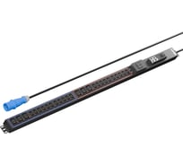 Панель распределения ONTEK PDU Metered Input ОМРВ2 вертикальная c функцией удаленного мониторинга, 32A/1ф, с мини-выключателем 16А 2шт, выход - C13 x OMPB2
