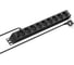 Панель распределения ONTEK PDU Basic горизонтальная 1U 16A/1ф, без выключателя, Вход - розетка C14, выход - schuko x 9 шт, с кабелем schuko-С13 OBPA1 1
