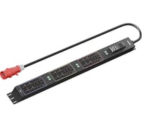 Панель распределения ONTEK PDU Metered Input ОМРВ8 вертикальная c функцией удаленного мониторинга, 32A/3ф, с мини-выключателем 16А 6шт, выход - C13 x OMPB8