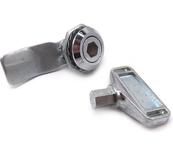 Замок щитовой MS 705-9 с шестигранным ключом изогнутый ригель 24 шт 0709 1