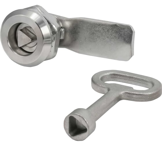 Замок мебельный замок.su на четверть поворота 060-3 нерж. сталь MS705-3 SS 1