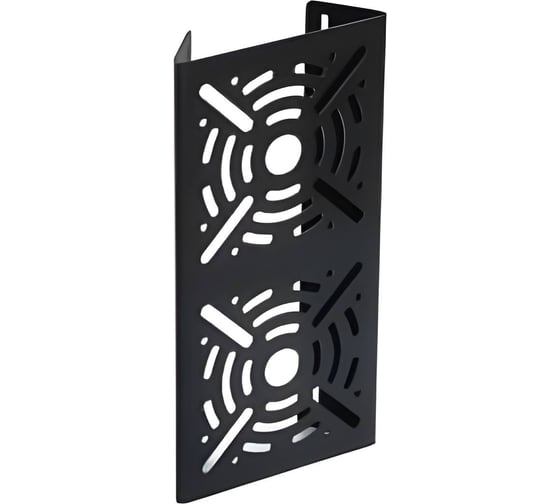 Кронштейн ИП НАЛОГИН на столб для двух камер видеонаблюдения (черный) 4 1