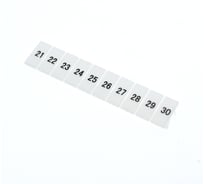 Маркировка для клемм WKDQ JUK (21-30), 100 шт 18918