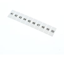 Маркировка для клемм WKDQ JUK (41-50), 100 шт 18922