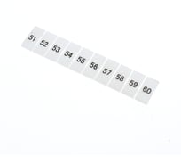 Маркировка для клемм WKDQ JUK (51-60), 100 шт 18924