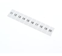 Маркировка для клемм WKDQ JUK (1-10), 100 шт 18722