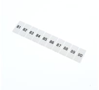 Маркировка для клемм WKDQ JUK (81-90), 100 шт 18930