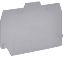 Торцевой изолятор DKC, HMT.6 PTGR, серый для НММ.6 25шт ZHM321GR