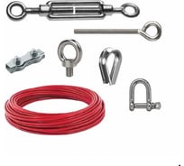 Комплект для монтажа троса ТЕКО УКПР2.900-02 (длина троса 3,1 метра), 00-00065040