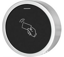 Считыватель карт формата Em-marin Tantos TS-RDR-E Rondo в металлическом корпусе, выходной протокол Wiegand-26, питание 9-18В, Ø73×20 мм, +10...+60С 00-00186805