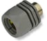 Муфта для гофрированных труб WEYER WQGDM-M16B/AD13.0 коннектор прямой, наружная M16х1.5 WE0902300 7