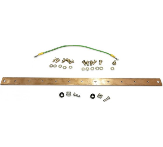 Медная шина Hyperline заземления TGRD-19, 19", 482 мм 29826