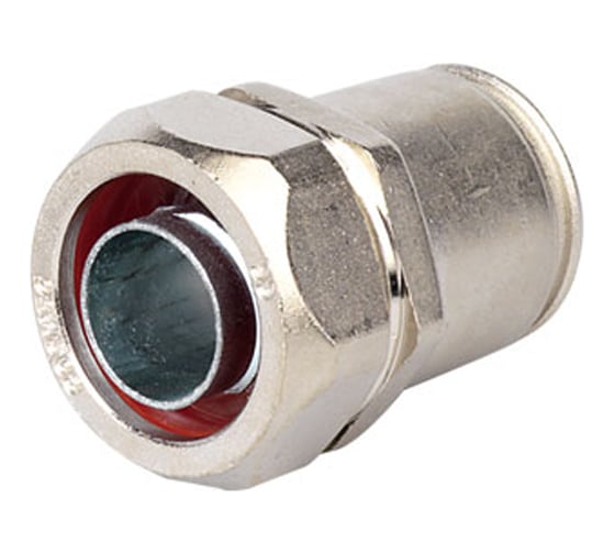 Муфта DKC металлорукав DN 40-жесткая труба, диаметр 50,мм, IP66/IP67, никелированная латунь 6117-5040 1