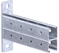 Кронштейн PRO-montag.ru 2WK41 двойной L=250 (2,5) INOX AISI 304 WM79261INOX