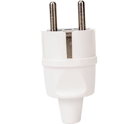 Массивная вилка Aling-conel STANDARD с заземляющим контактом 16A 250В, белый 306.0 137005