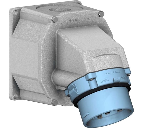 Вилка настенная накладная угловая Proconect 150A 3P+E 380V IP66/67 3PS9A30E01 + 3PS9WA-S 1
