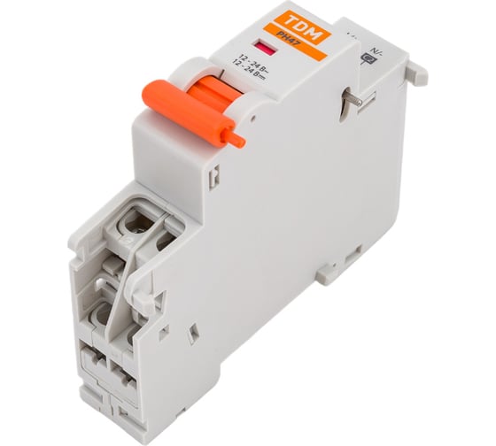 Независимый расцепитель TDM ELECTRIC РН47 для ВА47-60 12/24В на DIN-рейку SQ0206-0222