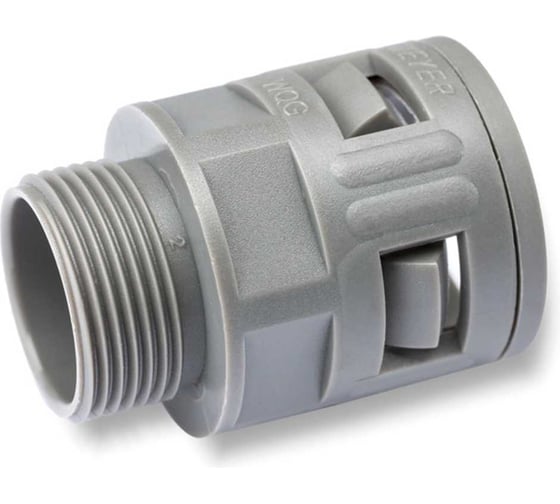 Муфта для гофрированных труб Weyer WQG-M25G/AD28.5  коннектор прямой, нар. M25х1.5 WE0201400 1