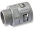 Муфта для гофрированных труб Weyer WQG-M25G/AD28.5  коннектор прямой, нар. M25х1.5 WE0201400 1