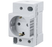 Розетка Dekraft 16А 220В 2P+PEN на DIN-рейку PM-102 серия 18012DEK