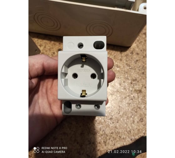 Розетка Schneider Electric 16А 220В 2P+PEN на DIN-рейку PM-102, серия ...