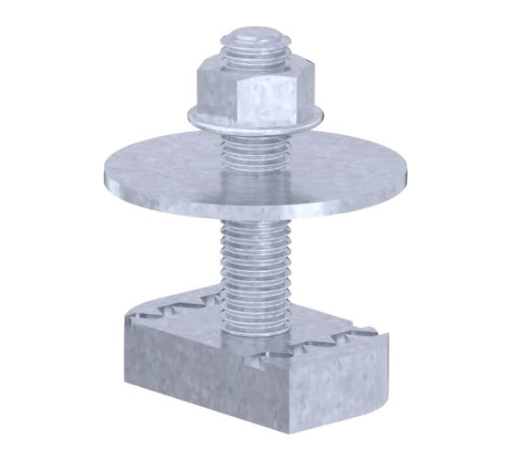 Т-болт с пластиной круглой PRO-montag.ru PM-TO М12x30 (10,0) 10 шт. PM77755-1 1