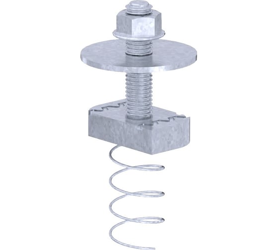 Т-болт c пружиной и круглой пластиной PRO-montag.ru PM-TPO M12x30 (10,0) 10 шт. PM77767-1 1