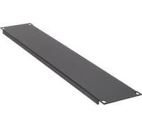 Панель ONTEK 2U заглушка, крепление 19 2U, черный RAL 9005 BLK2U-9005