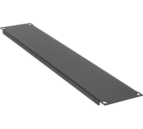 Панель ONTEK 2U заглушка, крепление 19 2U, черный RAL 9005 BLK2U-9005 1