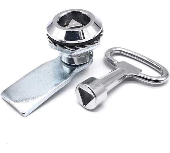 Замок щитовой Русские замки RZ 01(tr) треугольник Н=18мм, 1000 шт, 0828 1