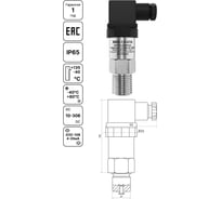 Датчик давления жидкости Завод RGP 0,16 Мпа (0-10В, G1/2, 0,5_) MBS-0,16-U10