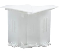 Угол внутренний изменяемый для плинтусного кабельного канала SPL белый 080003S