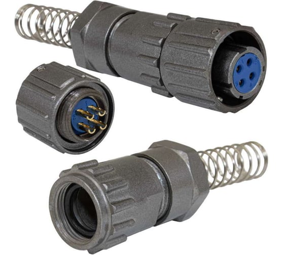 Разъем быстроразъемный RUICHI FQ14-4pin TK-8 107079 1