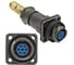 Разъем быстроразъемный RUICHI FQ14-7pin ZPK-8 106961 1