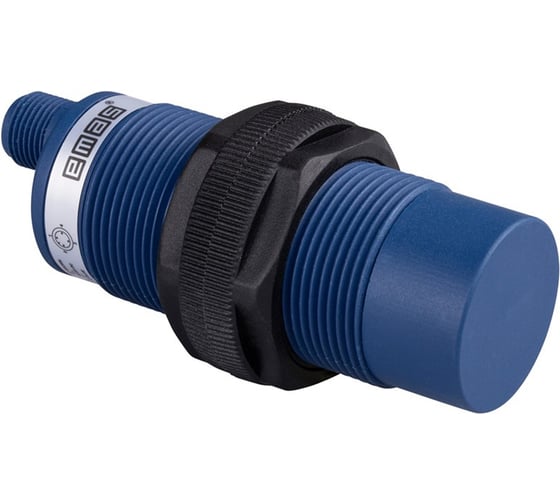 Ёмкостный датчик Emas PNP-НО, разъём M12_3, расстояние срабатывания 3-15мм, выступающий, пластик, 10-30В DC, IP65 SCM30NP1PSX 1