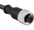 Соединительный кабель Emas 2м, с гнездом M12_4, ПУ, IP68 SKM12P4YXP2 1