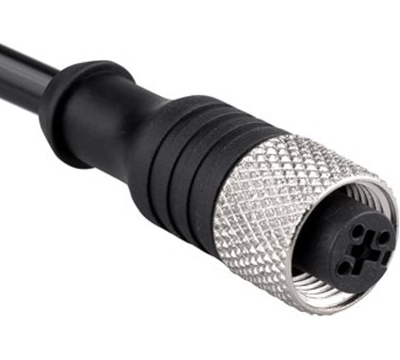 Соединительный кабель Emas 5м, с гнездом M12_3, ПВХ, IP68 SKM12P3YXV5 1