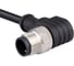 Соединительный кабель Emas 5м, со штепселем M12_3, 90 градусов, ПВХ, IP68 SKM12F3DXV5 2