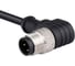 Соединительный кабель Emas 5м, со штепселем M12_4, 90 градусов, ПВХ, IP68 SKM12F4DXV5 2