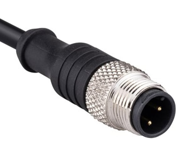 Соединительный кабель Emas 5м, со штепселем M12_4, ПУ, IP68 SKM12F4YXP5 1