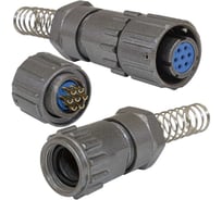 Разъём быстроразъемный RUICHI FQ14-7pin TK-8 107063