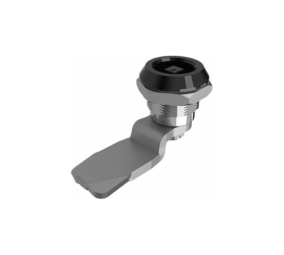 Замок под четырехгранный ключ ТРИЗАМ черн. грань 8 мм с ригелем и ключом ЗЧ.М.5.48.1060.КМ TRZ0038 1