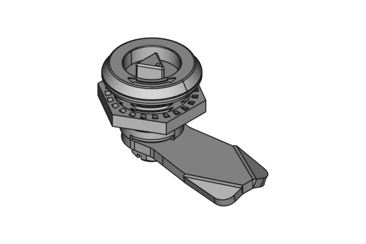Замок врезной треугольный ключ