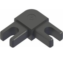 Угловой соединитель ТРИЗАМ (41,5х41,5 мм) толщина 10,30 мм, полиамид P6, СУ01.35.0 TRZ0069