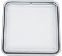 Смотровое окно ТРИЗАМ 117х117 мм, поликарбонат с уплотнителем EPDM, ОС02.В TRZ0068