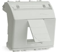 Адаптер для информационных разъемов Keystone DKC слоновая кость, 2 модуля 5613S 26760