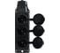 Колодка удлинителя FL-SB-3EU-IP44-BK 3-х местная 2P+PE 16A 250В IP44 с защитной крышкой чёрного цвета Filum 00-01186581 2