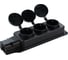 Колодка удлинителя FL-SB-3EU-IP44-BK 3-х местная 2P+PE 16A 250В IP44 с защитной крышкой чёрного цвета Filum 00-01186581 6