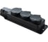 Колодка удлинителя FL-SB-3EU-IP44-BK 3-х местная 2P+PE 16A 250В IP44 с защитной крышкой чёрного цвета Filum 00-01186581 7