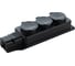 Колодка удлинителя FL-SB-3EU-IP44-BK 3-х местная 2P+PE 16A 250В IP44 с защитной крышкой чёрного цвета Filum 00-01186581 8